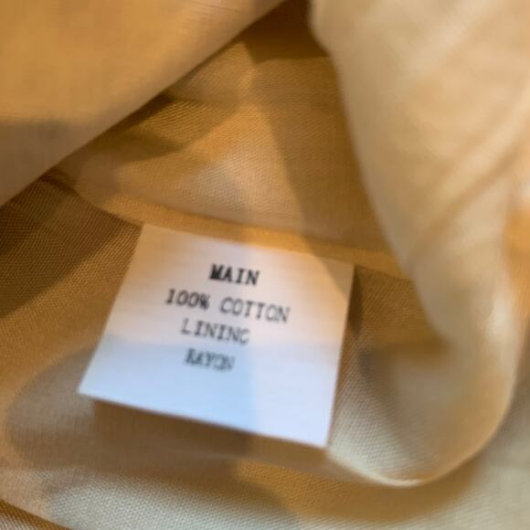 Sweet Pot Mini Floral Button Down Peasant Dress (2) | Cream & Blue | AU 8/US 4 - Picture 8 of 16